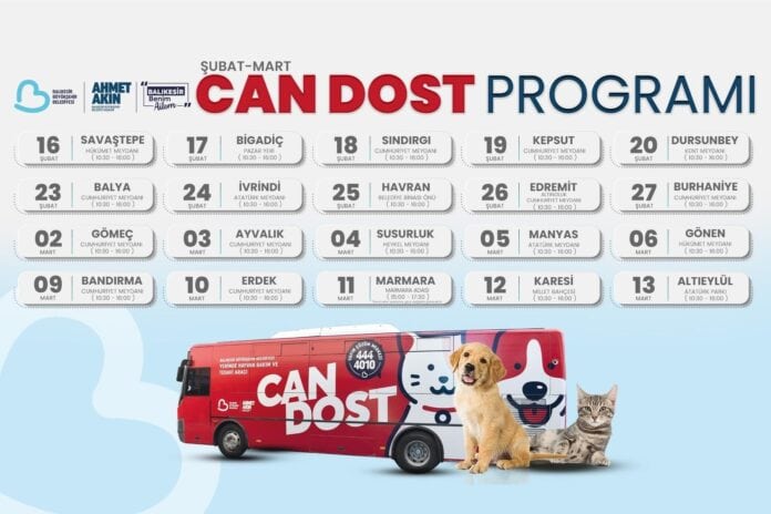 Can Dost Şubat ve Mart Ayı Programı Resmen Açıklandı