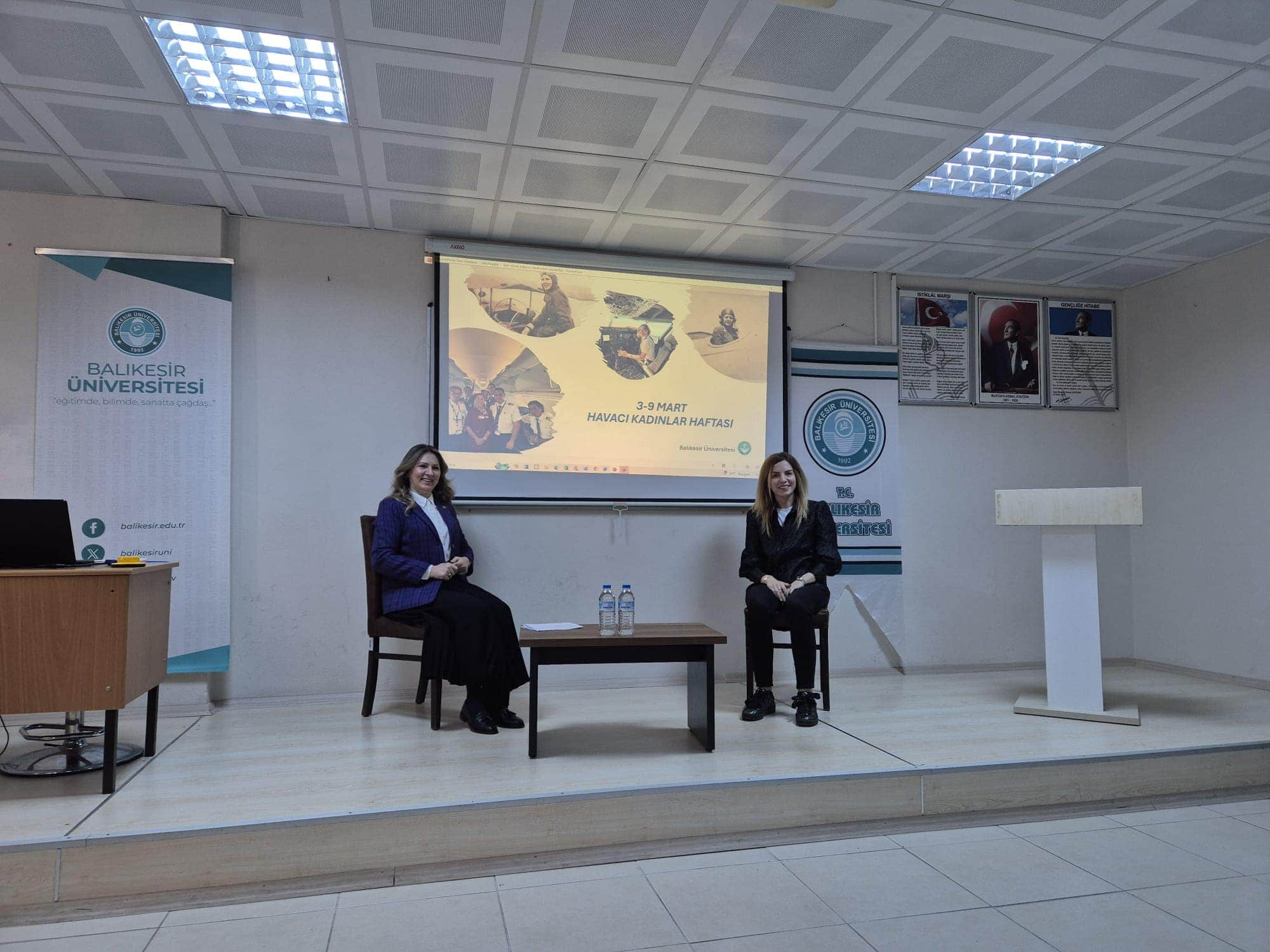 Balıkesir Üniversitesi’nde Havacılıkta Kadının Yeri Etkinliği Düzenlendi